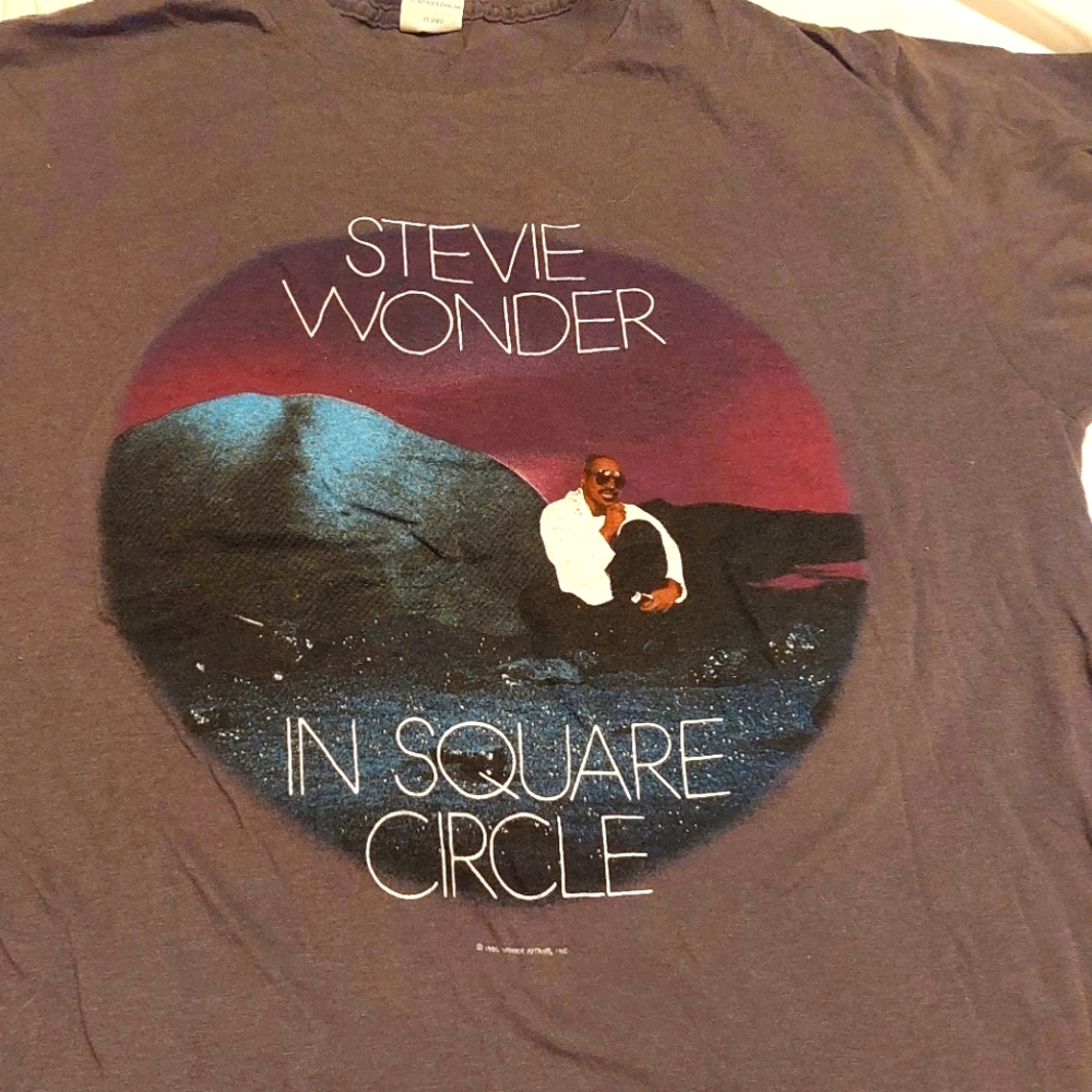 Stevie Wonder - 1986 World Tour Concert Shirt